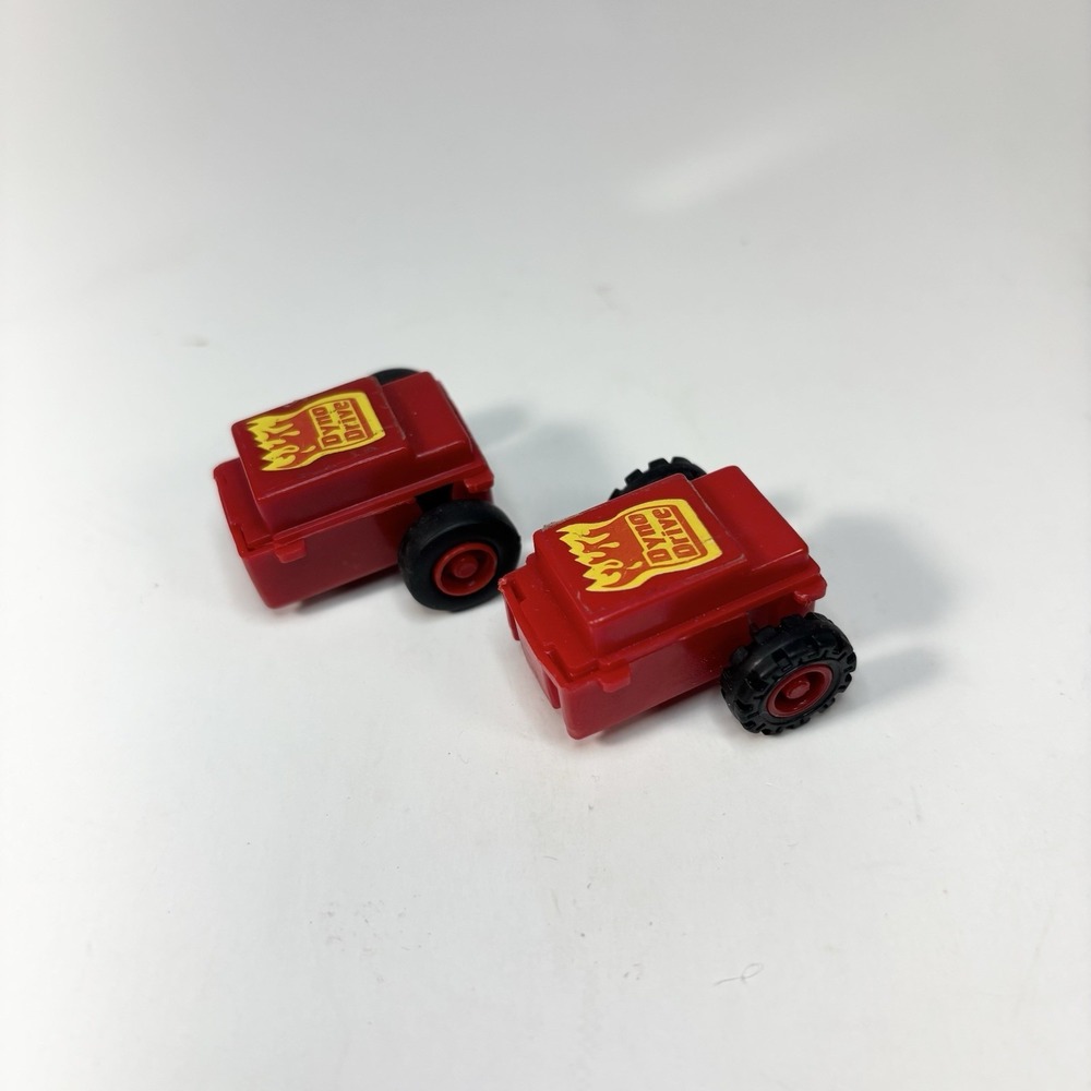 Vintage Made in Macau‎ MC Transformer Red Dyno Drive Bundle Of 2 Read